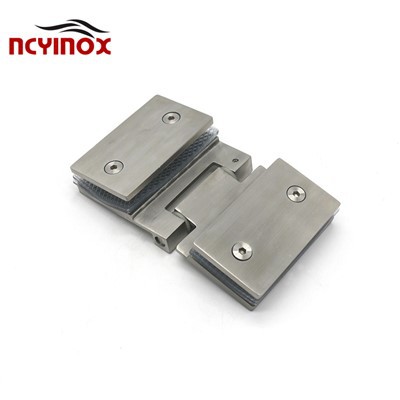 Phần cứng cửa 180 Glass To Glass Bản lề cửa kính tắm xoay miễn phí cho cửa