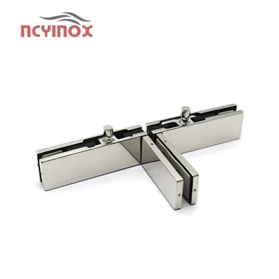 Phụ kiện phần cứng Kẹp kính hình chữ T Lắp miếng vá cho cửa kính