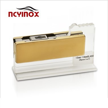 Patch Fitting|Kẹp cửa dưới JM-01KB, dùng cho kính 15-19mm